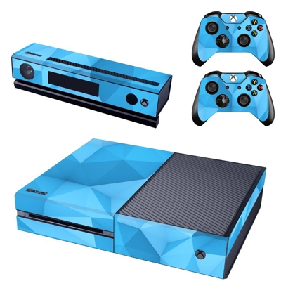 Geomatric pattern decal skin for Xbox one Console and 2 Controllers