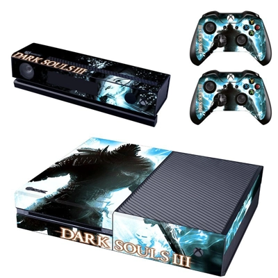 Dark Souls 3 decal skin for Xbox one Console and 2 Controllers
