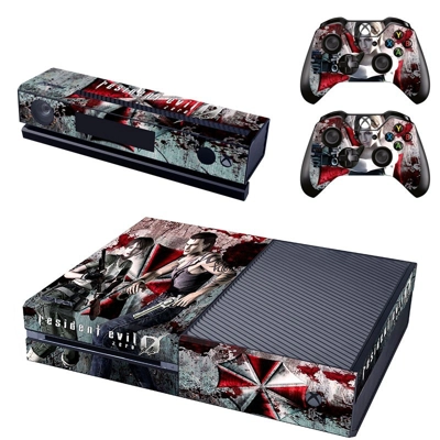Resident Evil decal skin for Xbox one Console and 2 Contro.. Resident Evil decal skin for Xbox one Console and 2 Contro..