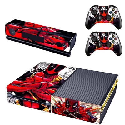 Deadppol decal skin for Xbox one Console and 2 Controllers Deadppol decal skin for Xbox one Console and 2 Controllers