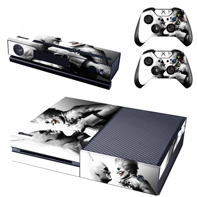 Batman and Joker decal skin for Xbox one Console and 2 Con.. Batman and Joker decal skin for Xbox one Console and 2 Con..
