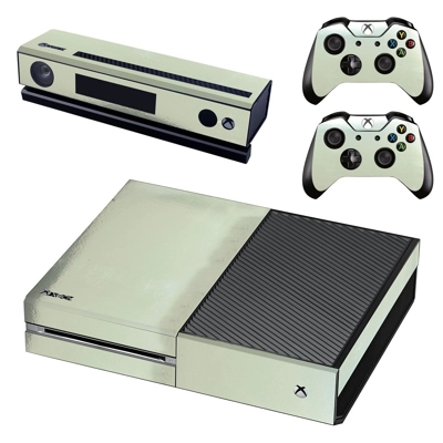 White classic decal skin for Xbox one Console and 2 Contro.. White classic decal skin for Xbox one Console and 2 Contro..