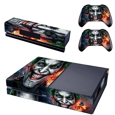 Joker decal skin for Xbox one Console and 2 Controllers Joker decal skin for Xbox one Console and 2 Controllers