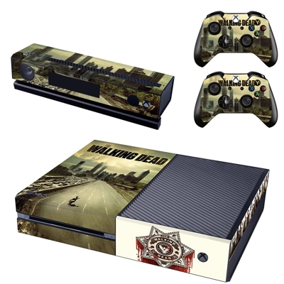 Waking Dead decal skin for Xbox one Console and 2 Controll.. Waking Dead decal skin for Xbox one Console and 2 Controll..