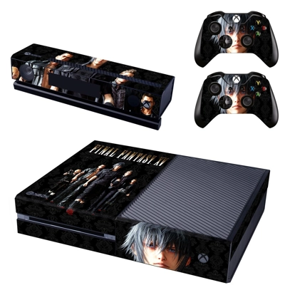 Final Fantasy XV decal skin for Xbox one Console and 2 Con.. Final Fantasy XV decal skin for Xbox one Console and 2 Con..