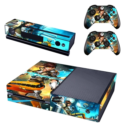 Overwatch decal skin for Xbox one Console and 2 Controllers