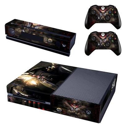 Overwatch decal skin for Xbox one Console and 2 Controllers