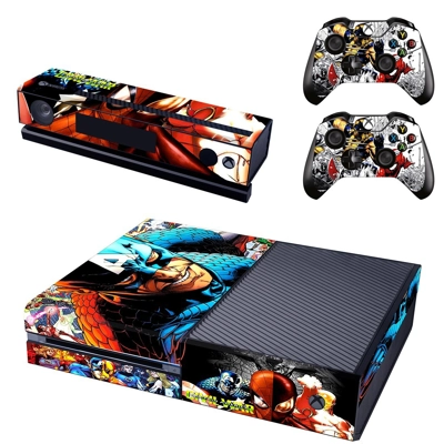 Captain America Civil War decal skin for Xbox one Console .. Captain America Civil War decal skin for Xbox one Console ..
