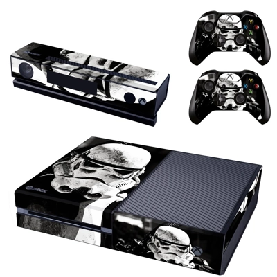 Star Wars helmet decal skin for Xbox one Console and 2 Con.. Star Wars helmet decal skin for Xbox one Console and 2 Con..