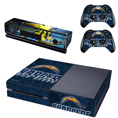 Football Club Chargers decal skin for Xbox one Console and.. Football Club Chargers decal skin for Xbox one Console and..