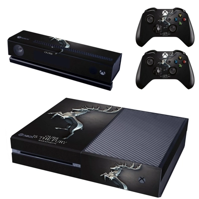 The fury Baratheon decal skin for Xbox one Console and 2 C.. The fury Baratheon decal skin for Xbox one Console and 2 C..