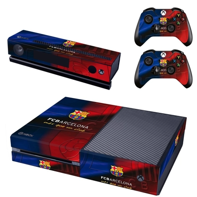 FC Barcelona decal skin for Xbox one Console and 2 Controllers