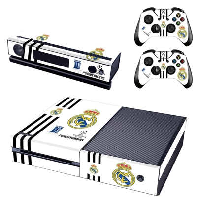 Real Madrid decal skin for Xbox one Console and 2 Controll.. Real Madrid decal skin for Xbox one Console and 2 Controll..