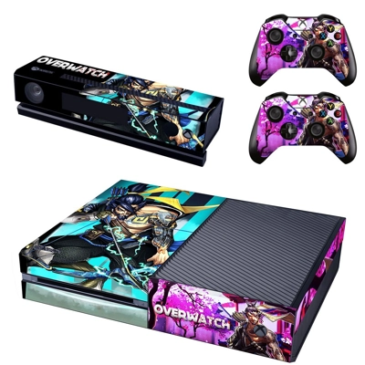 OverWatch decal skin for Xbox one Console and 2 Controllers