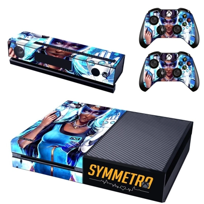 Symmetra decal skin for Xbox one Console and 2 Controllers Symmetra decal skin for Xbox one Console and 2 Controllers