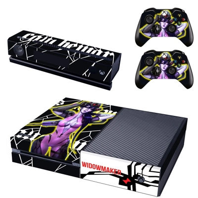 Widowmaker decal skin for Xbox one Console and 2 Controllers