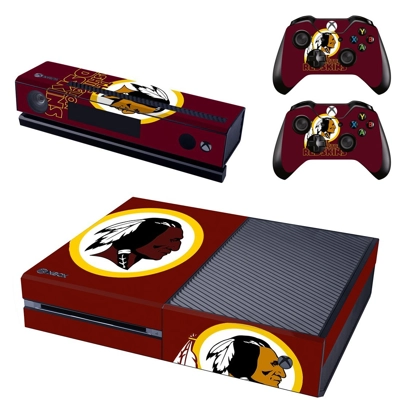 Washington Redskins decal skin for Xbox one Console and 2 .. Washington Redskins decal skin for Xbox one Console and 2 ..