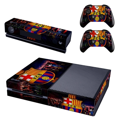FC Barcelona decal skin for Xbox one Console and 2 Control.. FC Barcelona decal skin for Xbox one Console and 2 Control..