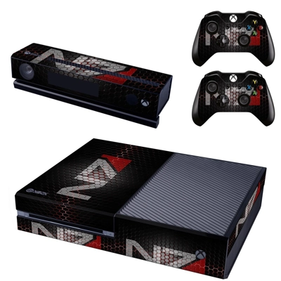 N7 decal skin for Xbox one Console and 2 Controllers N7 decal skin for Xbox one Console and 2 Controllers