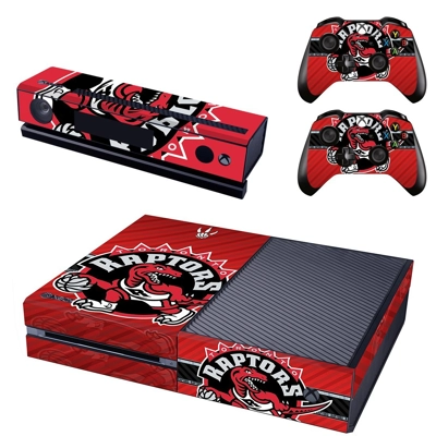 Raptors decal skin for Xbox one Console and 2 Controllers Raptors decal skin for Xbox one Console and 2 Controllers