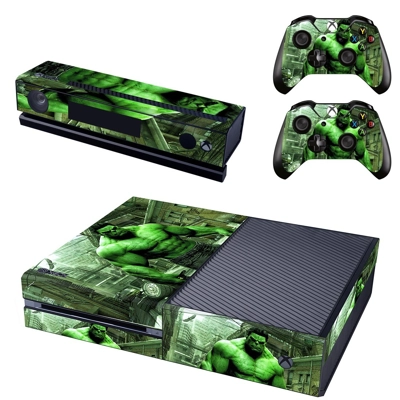 Hulk avengers decal skin for Xbox one Console and 2 Contro.. Hulk avengers decal skin for Xbox one Console and 2 Contro..