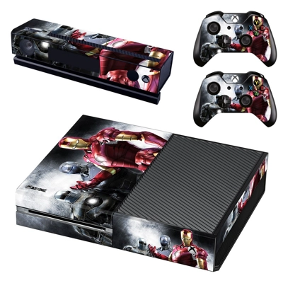 Ironman decal skin for Xbox one Console and 2 Controllers Ironman decal skin for Xbox one Console and 2 Controllers