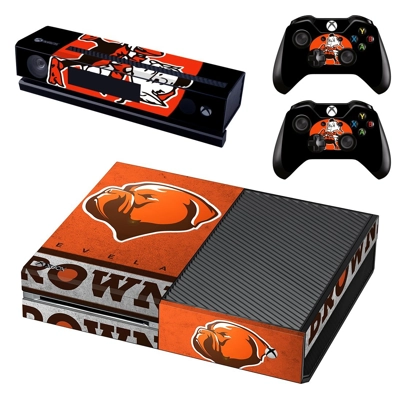 Cleveland browns football team decal skin for Xbox one Con.. Cleveland browns football team decal skin for Xbox one Con..