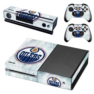 Edmonton oilers ice hockey team decal skin for Xbox one Co.. Edmonton oilers ice hockey team decal skin for Xbox one Co..