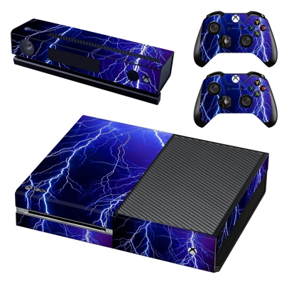 Thunder lightings decal skin for Xbox one Console and 2 Co.. Thunder lightings decal skin for Xbox one Console and 2 Co..