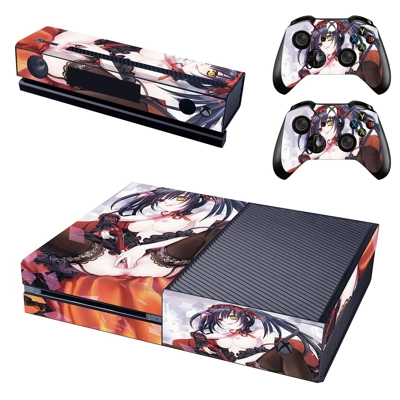 Anime girl decal skin for Xbox one Console and 2 Controllers Anime girl decal skin for Xbox one Console and 2 Controllers