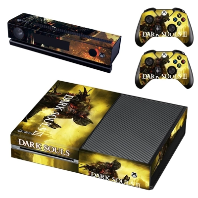 Dark souls 3 decal skin for Xbox one Console and 2 Controllers