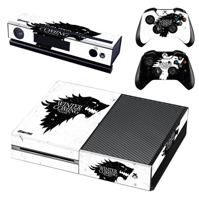 Winter is coming stark decal skin for Xbox one Console and 2 Controllers