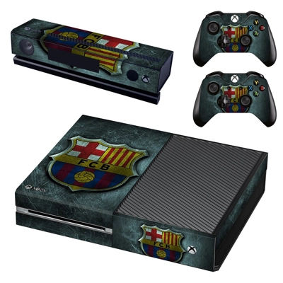 FC Barcelona decal skin for Xbox one Console and 2 Control.. FC Barcelona decal skin for Xbox one Console and 2 Control..