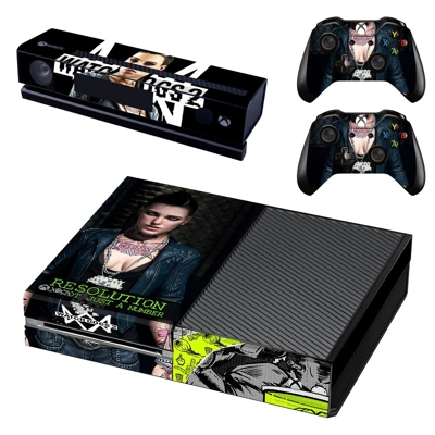 Watch dogs 2 resolution decal skin for Xbox one Console and 2 Controllers