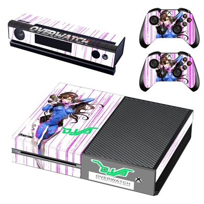 Overwatch decal skin for Xbox one Console and 2 Controllers