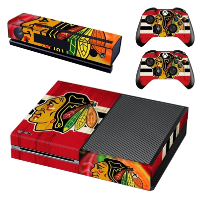 Chicago blackhawks decal skin for Xbox one Console and 2 C.. Chicago blackhawks decal skin for Xbox one Console and 2 C..