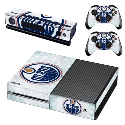 Edmonton oilers ice hockey team decal skin for Xbox one Co.. Edmonton oilers ice hockey team decal skin for Xbox one Co..
