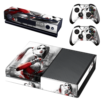 Harley quinn decal skin for Xbox one Console and 2 Control.. Harley quinn decal skin for Xbox one Console and 2 Control..