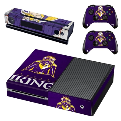 Minnesota vikings decal skin for Xbox one Console and 2 Co.. Minnesota vikings decal skin for Xbox one Console and 2 Co..