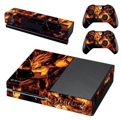 Vegeta dragon ball z decal skin for Xbox one Console and 2 Controllers