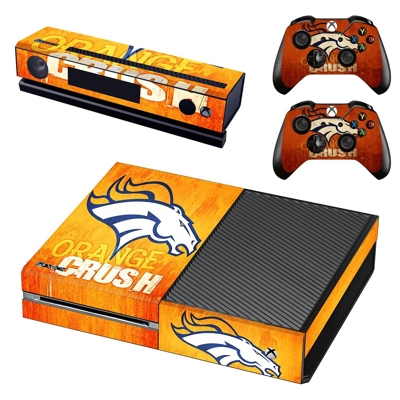 Orange crush decal skin for Xbox one Console and 2 Control.. Orange crush decal skin for Xbox one Console and 2 Control..