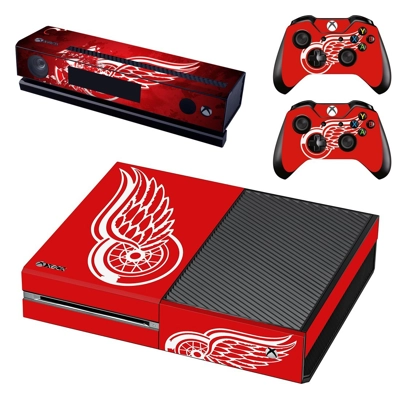 Detroit red wings decal skin for Xbox one Console and 2 Co.. Detroit red wings decal skin for Xbox one Console and 2 Co..