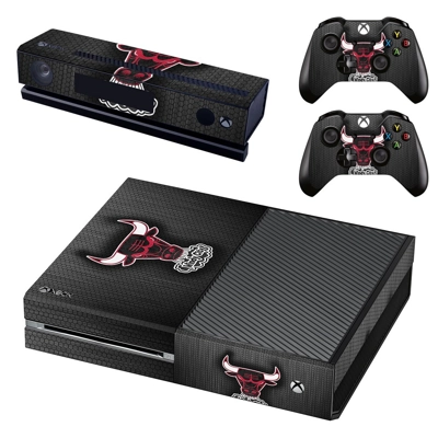 Windy city bulls decal skin for Xbox one Console and 2 Con.. Windy city bulls decal skin for Xbox one Console and 2 Con..