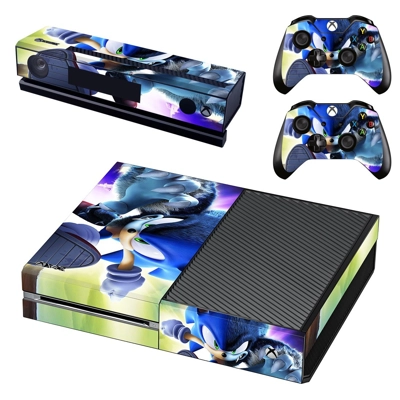 Sonic unleashed decal skin for Xbox one Console and 2 Cont.. Sonic unleashed decal skin for Xbox one Console and 2 Cont..