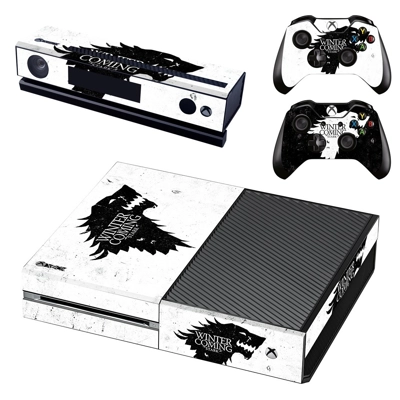 Winter is coming stark decal skin for Xbox one Console and 2 Controllers