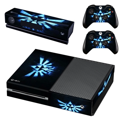 Zelda decal skin for Xbox one Console and 2 Controllers