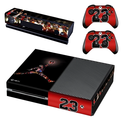 Jordan 23 decal skin for Xbox one Console and 2 Controllers Jordan 23 decal skin for Xbox one Console and 2 Controllers