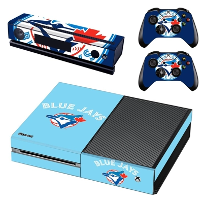 Toronto Blue Jays decal skin for Xbox one Console and 2 Co.. Toronto Blue Jays decal skin for Xbox one Console and 2 Co..