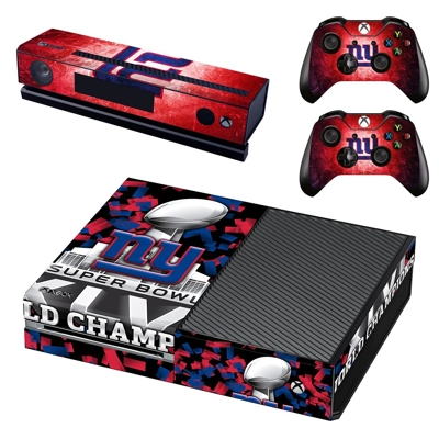 NY Super Bowl decal skin for Xbox one Console and 2 Contro.. NY Super Bowl decal skin for Xbox one Console and 2 Contro..