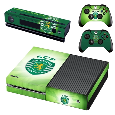 Sporting Clube de decal skin for Xbox one Console and 2 Co.. Sporting Clube de decal skin for Xbox one Console and 2 Co..